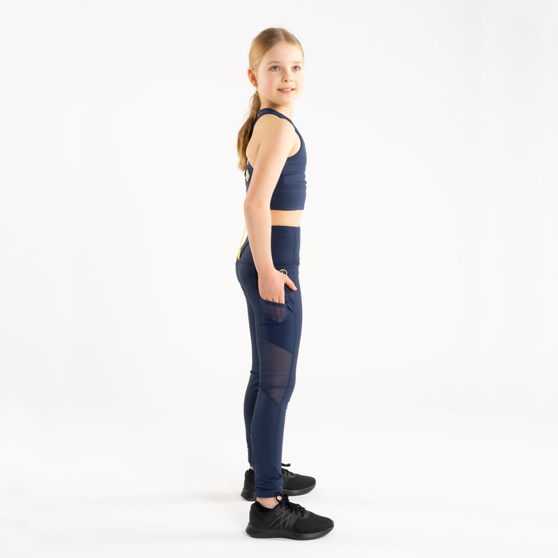 Mesh Leggings JR NAVY